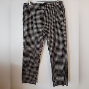 Sandro Black and White Patterned Pants